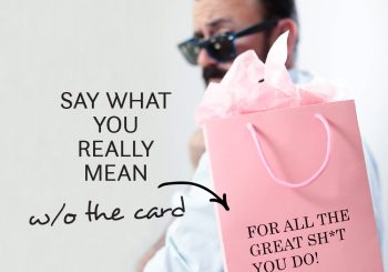 Guy w pink bag withou card